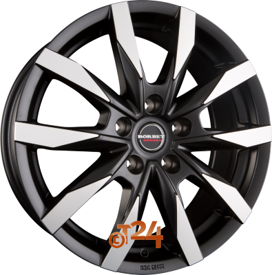 BORBET Velgen - CW5 Black Polished Matt - 16 inch
