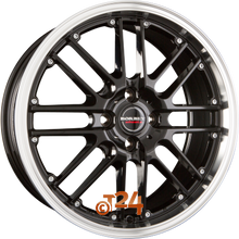 BORBET Velgen - CW2 Black Rim Polished - 17 inch