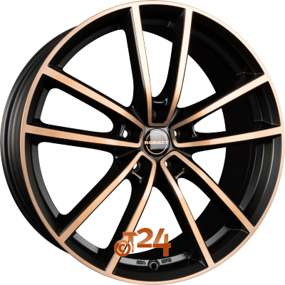 BORBET Velgen - W Black Copper Polished Matt - 19 inch