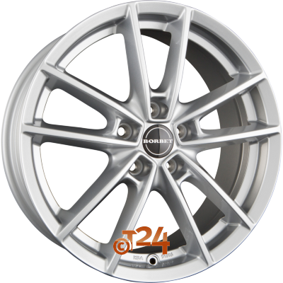 BORBET Velgen - W Crystal Silver - 16 inch