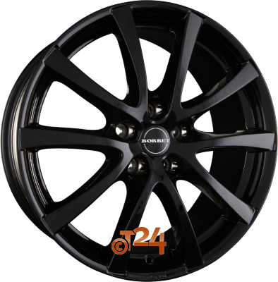 BORBET Velgen - LV5 Black Glossy - 16 inch