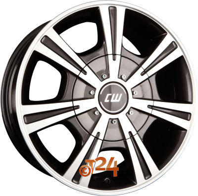 BORBET Velgen - CH Mistral Anthracite Glossy Polished - 17 inch