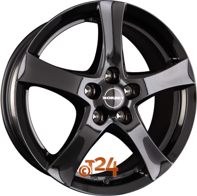 BORBET Velgen - F Black Glossy - 16 inch