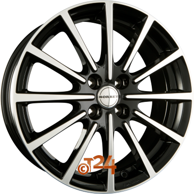 BORBET Velgen - BL4 Black Polished Glossy - 15 inch