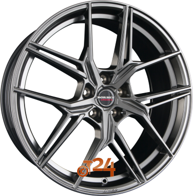 BORBET Velgen - QX Hyper Black Silver - 19 inch