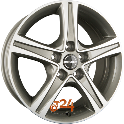 BORBET Velgen - CWD Mistral Anthracite Glossy Polished - 16 inch