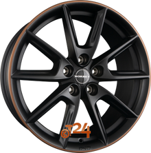 BORBET Velgen - LX Black Matt Rim Copper - 19 inch