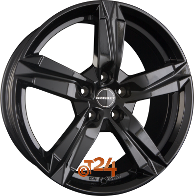 BORBET Velgen - T10 Black Glossy - 18 inch