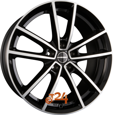 BORBET Velgen - W Black Polished Glossy - 20 inch