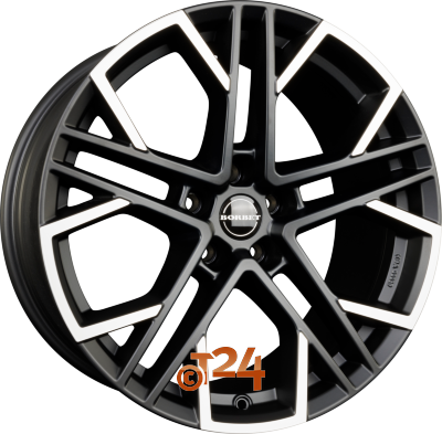 BORBET Velgen - XV Black Polished Matt - 19 inch