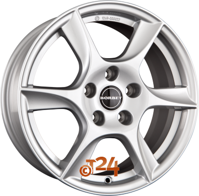 BORBET Velgen - TL Brilliant Silver - 16 inch