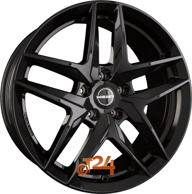 BORBET Velgen - Z Black Glossy - 17 inch