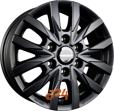 BORBET Velgen - CW6 Black Matt - 16 inch