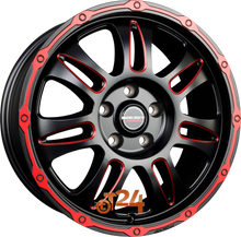 BORBET Velgen - CW8 Red Rim Window Polished Matt - 18 inch
