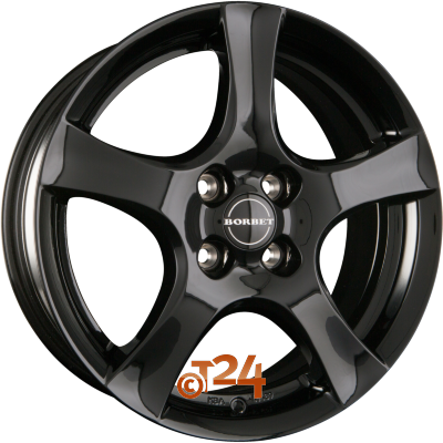 BORBET Velgen - F Black Glossy - 16 inch