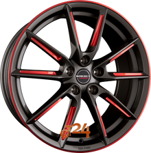 BORBET Velgen - LX Graphite Spoke Rim Red Polished - 20 inch