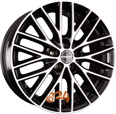 BORBET Velgen - BS5 Black Polished - 19 inch