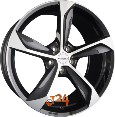 BORBET Velgen - S Black Polished Glossy - 20 inch
