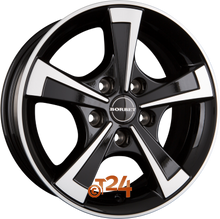 BORBET Velgen - CWT Black Polished Glossy - 15 inch
