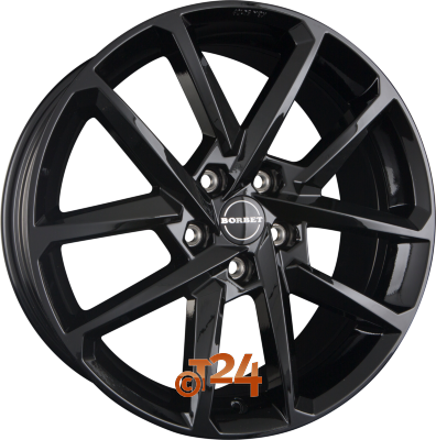 BORBET Velgen - N Black Glossy - 18 inch