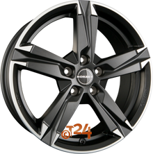 BORBET Velgen - T10 Matt Schwarz Poliert - 16 inch
