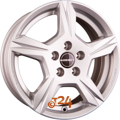 BORBET Velgen - T10 Kristallsilber - 15 inch