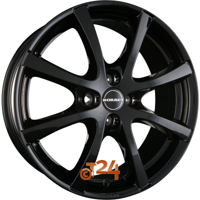 BORBET Velgen - LV4 Black Glossy - 16 inch