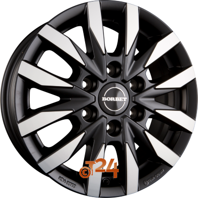 BORBET Velgen - CW6 Black Polished Matt - 18 inch