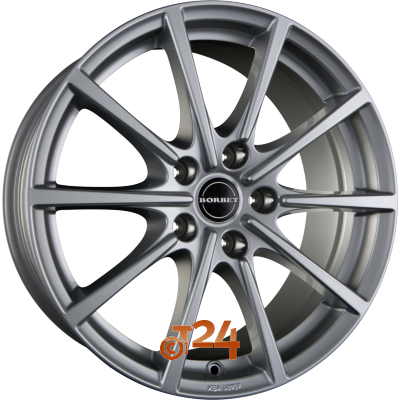 BORBET Velgen - BL5 Brilliant Silver - 17 inch