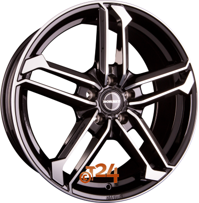 BORBET Velgen - ATX Black Polished Glossy - 20 inch