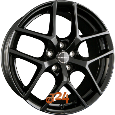 BORBET Velgen - Y Black Glossy - 17 inch