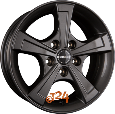 BORBET Velgen - CWT Mistral Anthracite Glossy - 15 inch