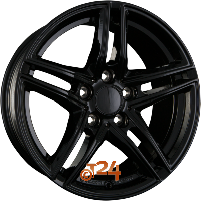 BORBET Velgen - XR Black Glossy - 17 inch