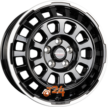 BORBET Velgen - CW7 Black Rim Polished Glossy - 18 inch