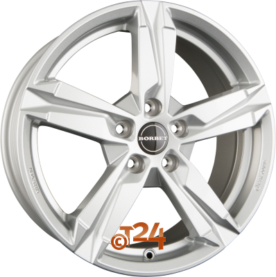 BORBET Velgen - T10 Kristallsilber - 17 inch