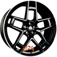BORBET Velgen - TF Black Rim Polished Glossy - 24 inch