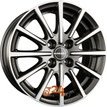 BORBET Velgen - BL4 Mistral Anthracite Glossy Polished - 15 inch