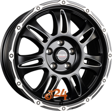 BORBET Velgen - CW8 Black Rim Window Polished Matt - 18 inch