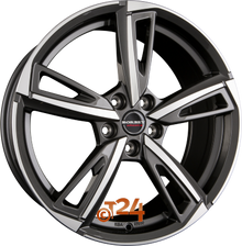 BORBET Velgen - BU1 Mistral Anthracite Glossy Polished - 19 inch