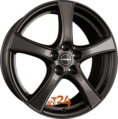 BORBET Velgen - F2 Mistral Anthracite Glossy - 16 inch