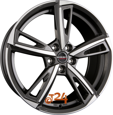 BORBET Velgen - BU1 Mistral Anthracite Glossy Polished - 19 inch