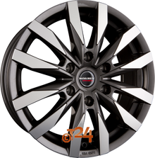 BORBET Velgen - CW6 Mistral Anthracite Glossy Polished - 18 inch