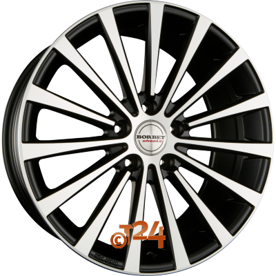 BORBET Velgen - BLX Black Polished Matt - 19 inch