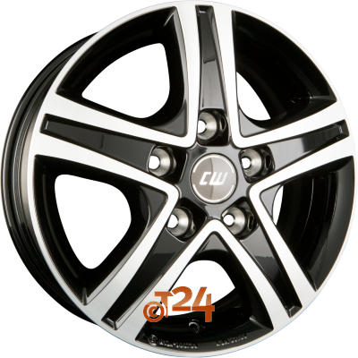 BORBET Velgen - CWD Black Glossy Polished - 16 inch