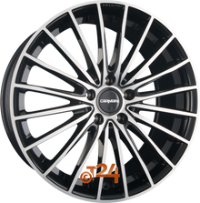 CARMANI Velgen - CA24 KARL Black Polished  - 18 inch