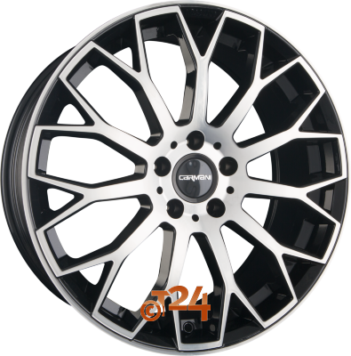 CARMANI Velgen - CA22 FRANZ Black Polished  - 19 inch