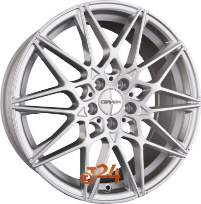 CARMANI Velgen - CA18 KNUT White Silver  - 19 inch