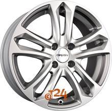 CARMANI Velgen - CA5 ARROW Kristall Silber  - 17 inch