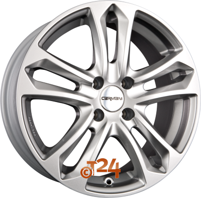 CARMANI Velgen - CA5 ARROW Kristall Silber  - 17 inch