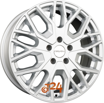 CARMANI Velgen - CA20 LUDWIG HIGH LOAD White Silver  - 18 inch